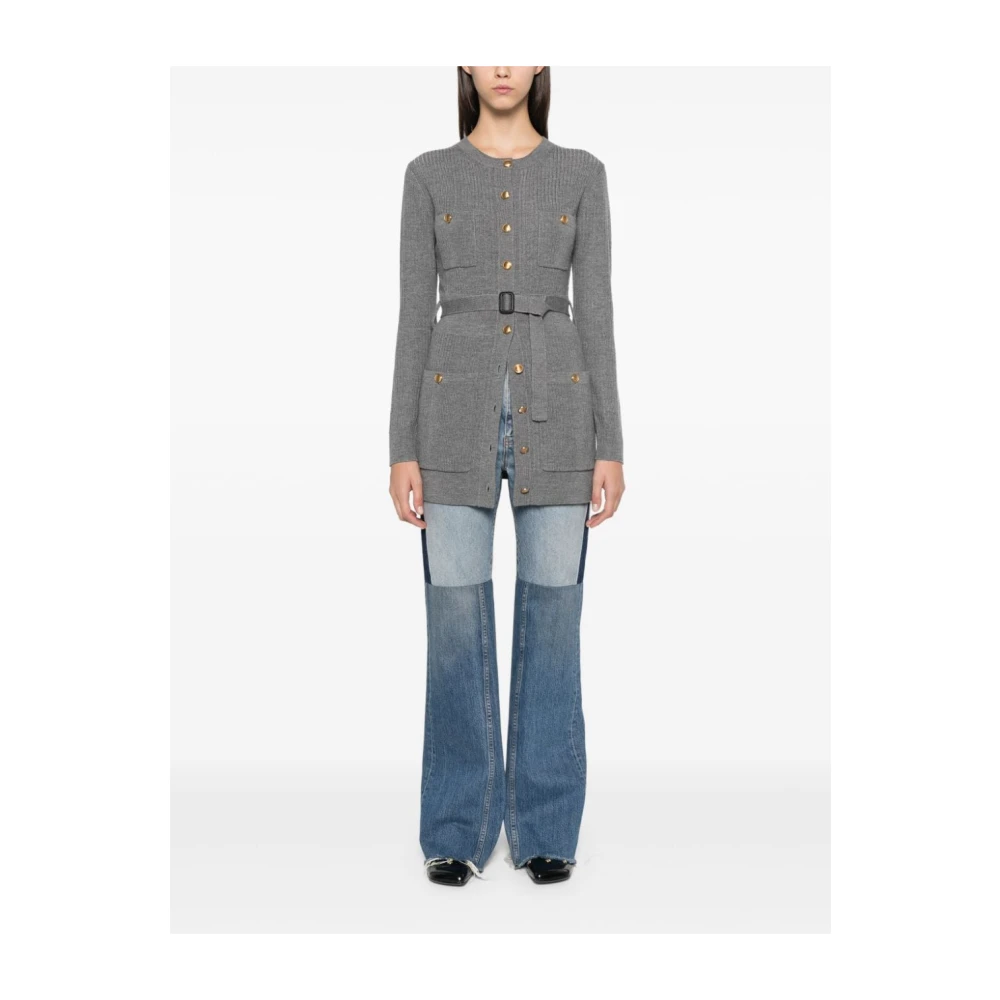 Chloé Patchwork Flare Jeans MultiColour Blue Dames
