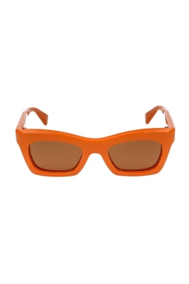 Orange Brun Stiliga Solglasögon