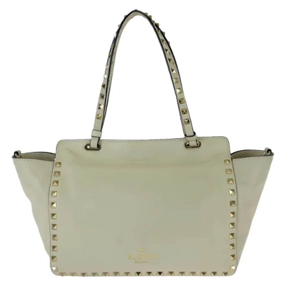 Valentino Vintage Pre-owned Leather shoulder-bags White Dames