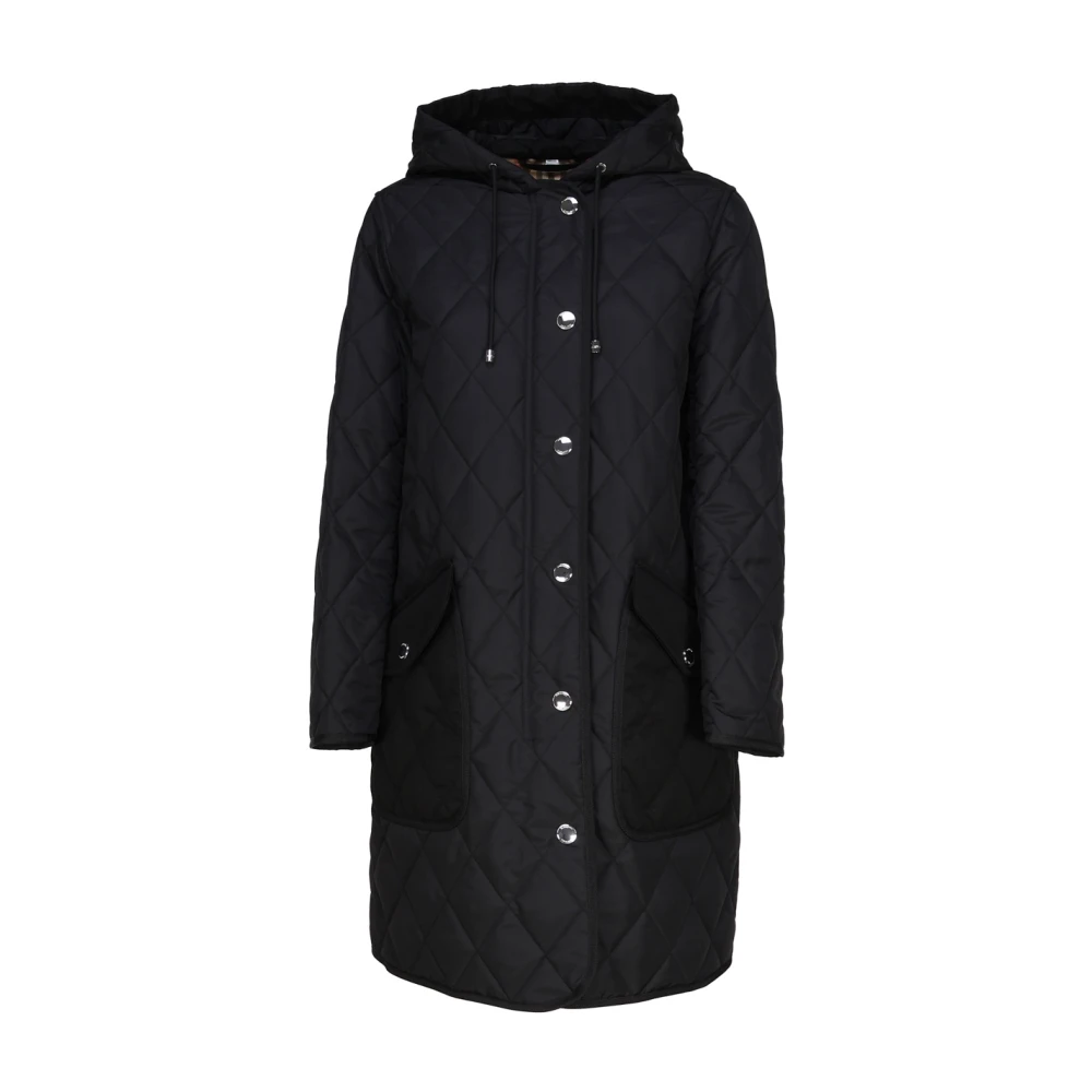 Burberry diamond quilted thermoregulated hooded coat on sale