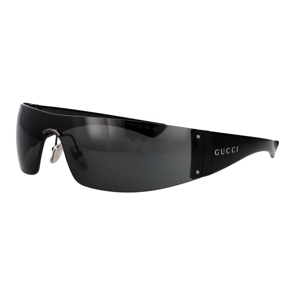 Gucci Unisex Black Sunglasses, One Size, Stylish Sunglasses Gg1958s