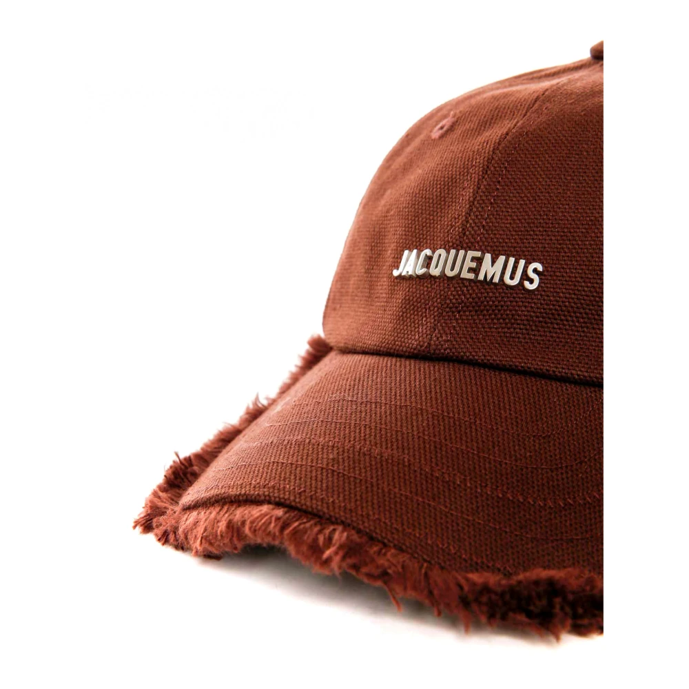 Jacquemus Artisjok Six-Panel Pet met Franje Brown Heren