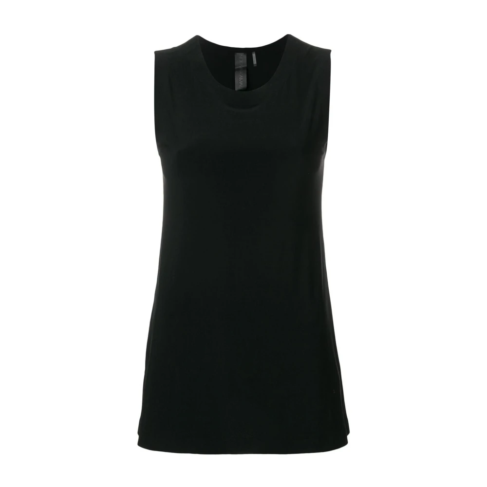 Norma Kamali Black Sleeveless Tops, Female, L, Sleeveless Top