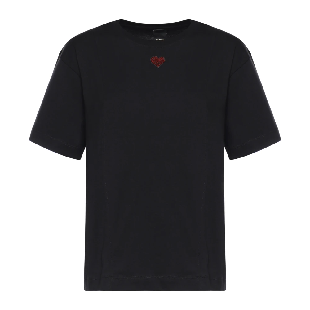 Pinko Women's Black T-Shirts, L, T-Shirts