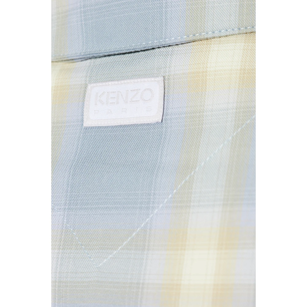 Kenzo Overhemd met ruitpatroon Multicolor Heren