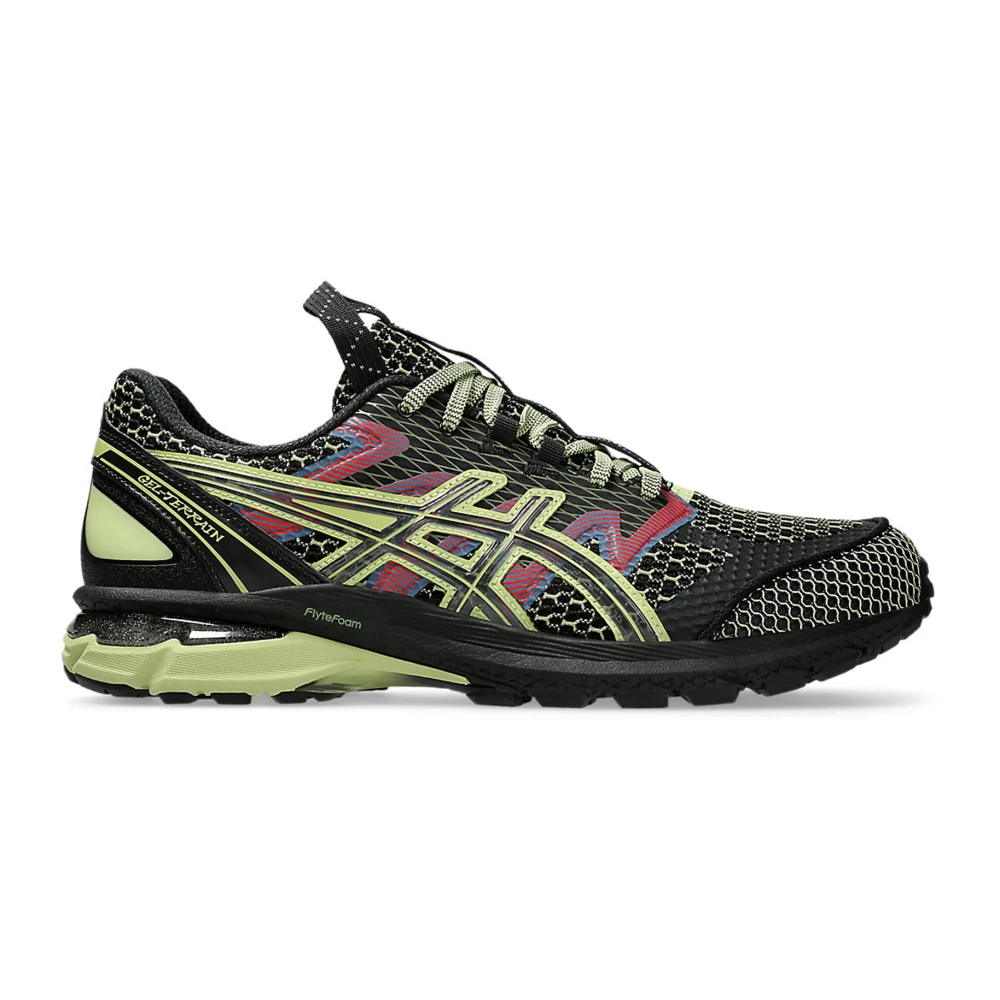 Asics Zwarte Sneakers Collectie Heren Schoenen Veelkleurig Multicolor
