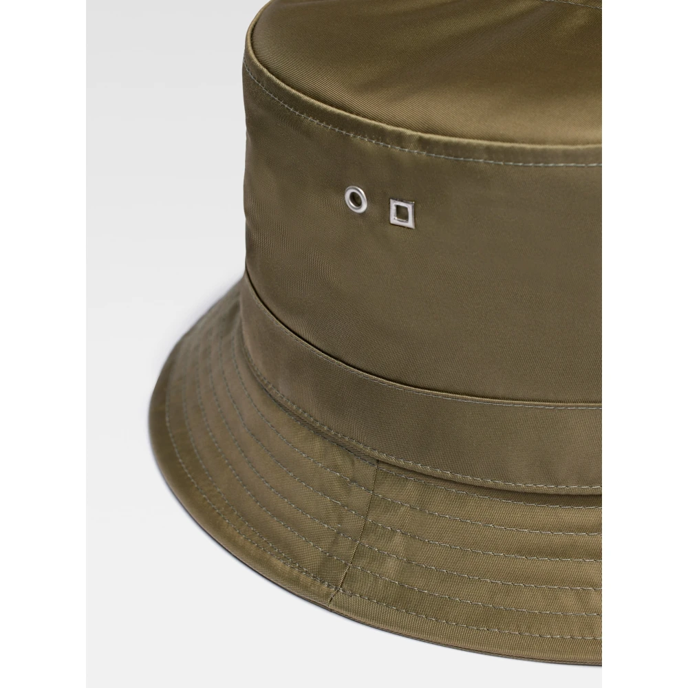 Jacquemus Ovalie Khaki Nylon Hat Green Dames