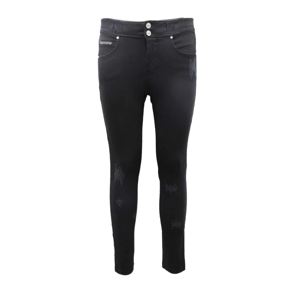 Freddy Black Skinny Fit Jeans, Female, S, Now5ms203 Skinny Jeans