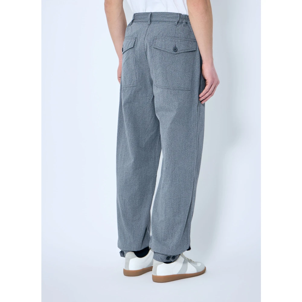 visvim Katoenen Broek met Verstelbare Manchetten Gray Heren