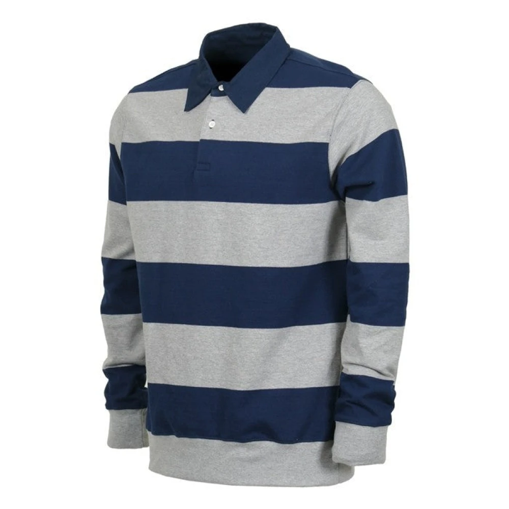 Obey Rugby Polo Shirt Lange Mouw Multicolor Heren