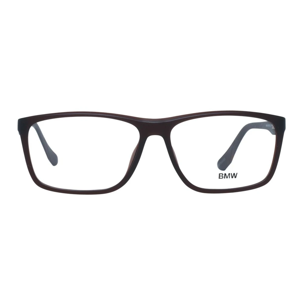 BMW Bruin Plastic Bril Trapezium Stijl Brown Heren