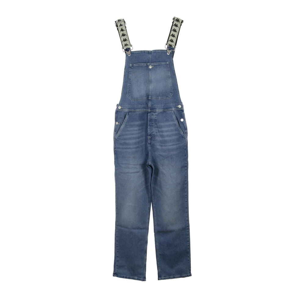 Kappa Men's Blue Jumpsuits, S, Denim Jumpsuit