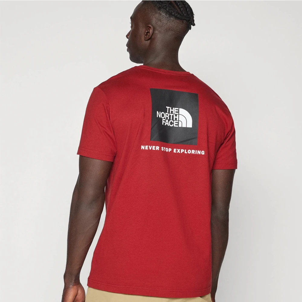 The North Face T-Shirts Red Heren