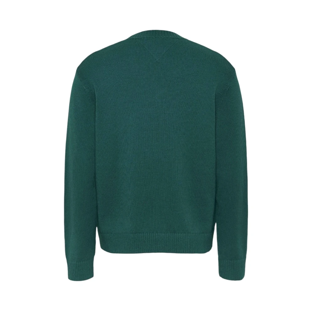 Tommy Jeans Stijlvolle Gebreide Top Green Heren