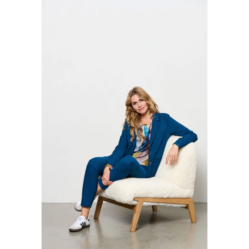 &Co Woman Elegante Langarmige Blouse Multicolor Dames