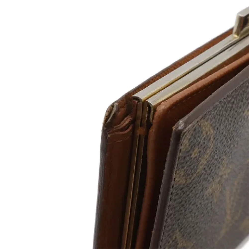 Louis Vuitton Vintage Pre-owned Canvas wallets Brown Dames