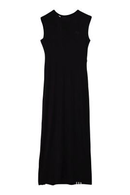 black-tank-dress-with-logo-and-stripes