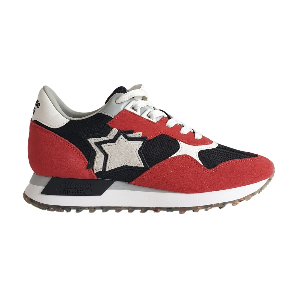 Atlantic Stars Leren en Stoffen Sneakers Heren Schoenen Veelkleurig Multicolor