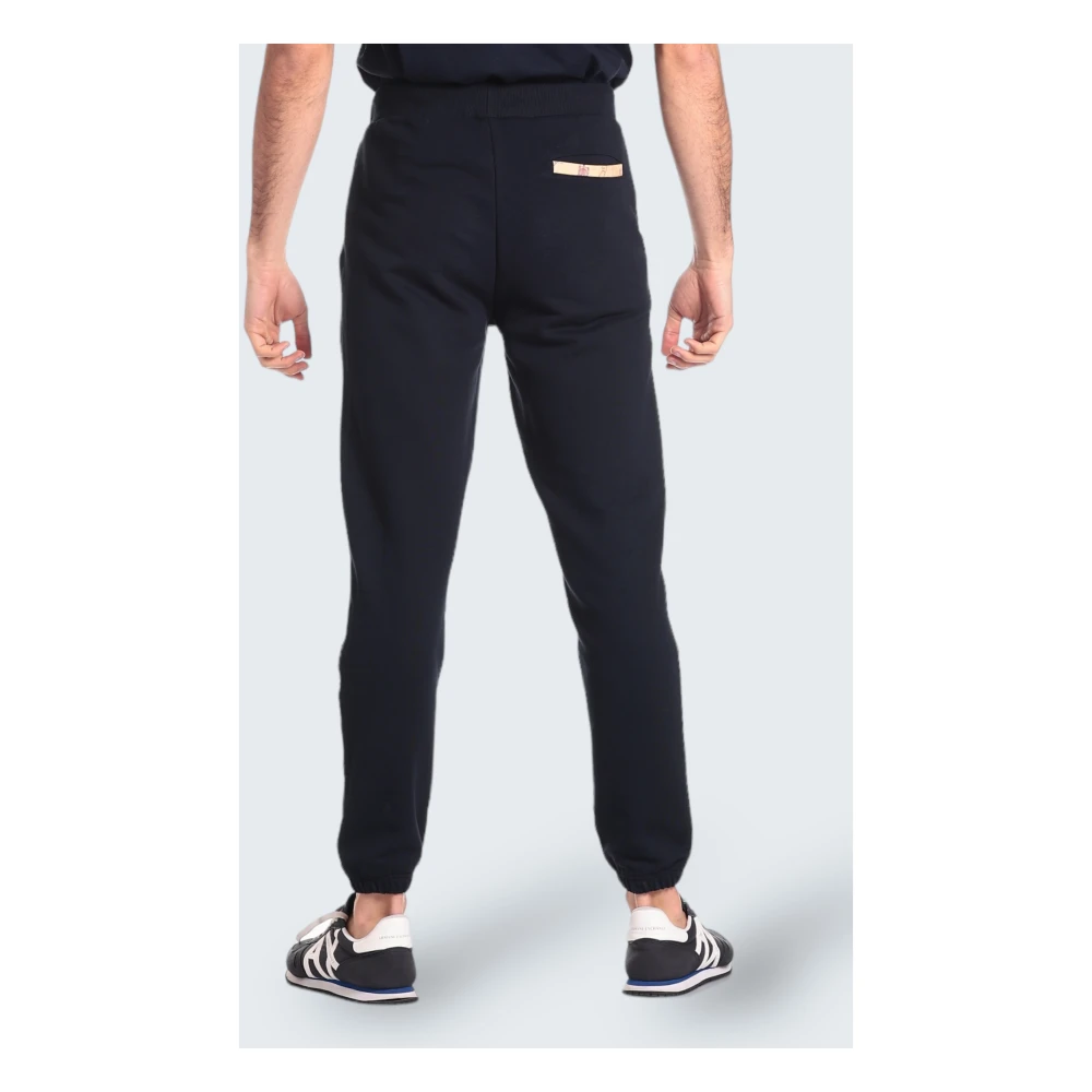 Alviero Martini 1a Classe Blauwe Geo Classic Joggingbroek Blue Heren