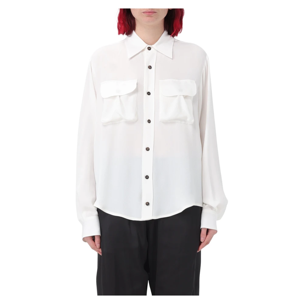 Dsquared2 Fluid Utility Overhemd White Dames