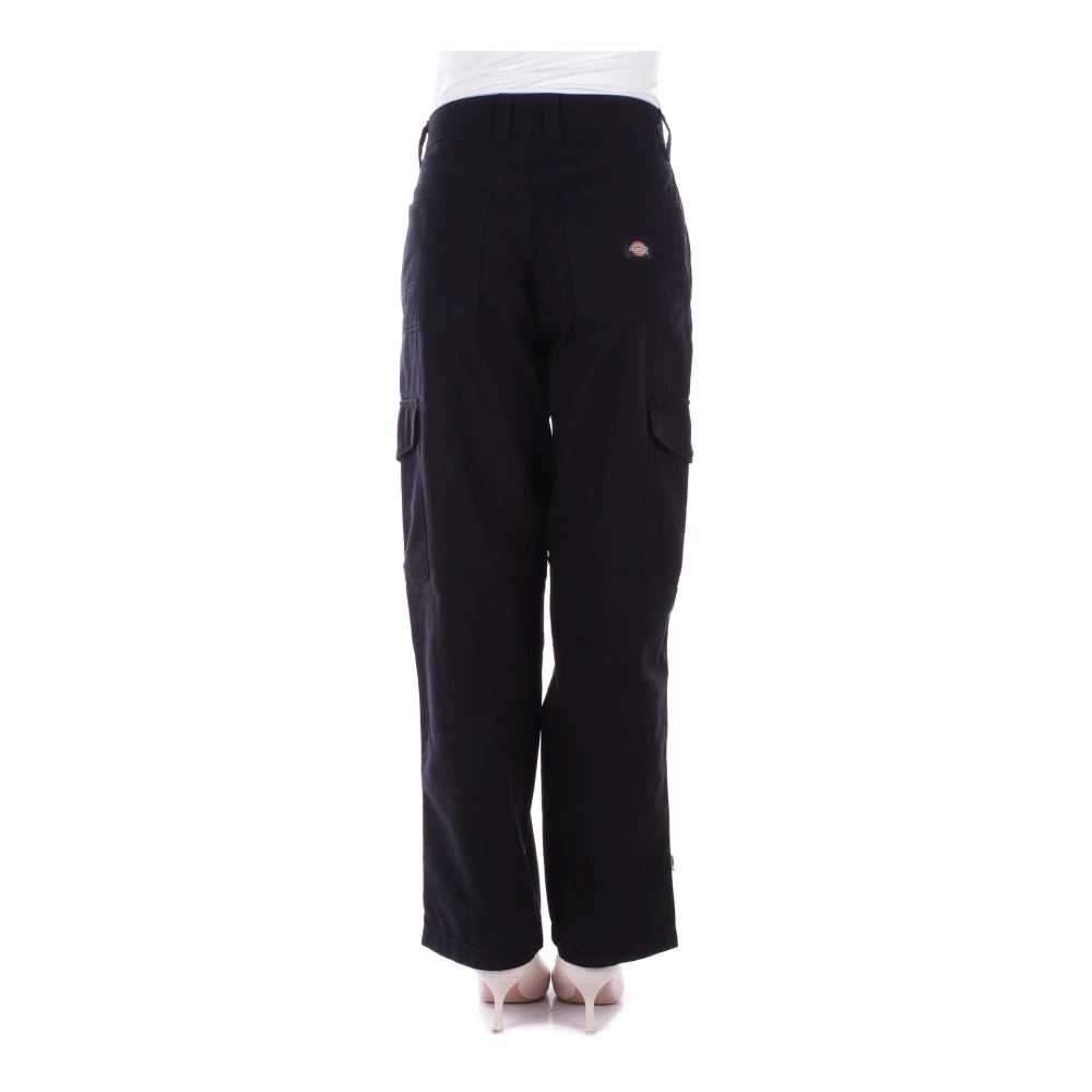 Dickies Zwarte broek met logo Black Dames