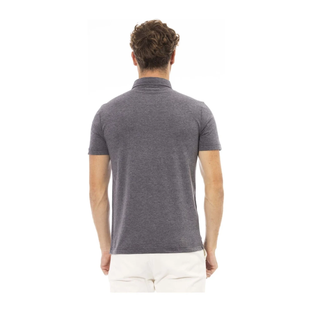 Baldinini Tijdloze Polo-Varsity Elegantie Gray Heren