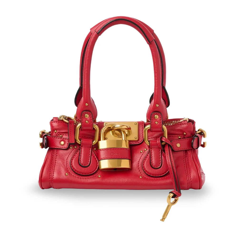 Chloé Women's Red Handbags, One Size, Small Paddington Bag
