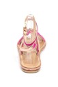 sandalette-cloutee-fuchsia-or