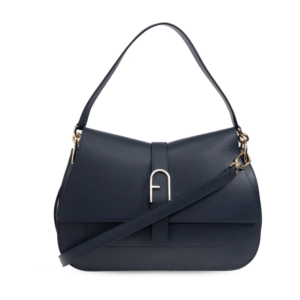 Furla Schoudertas Flow Groot Blue Dames