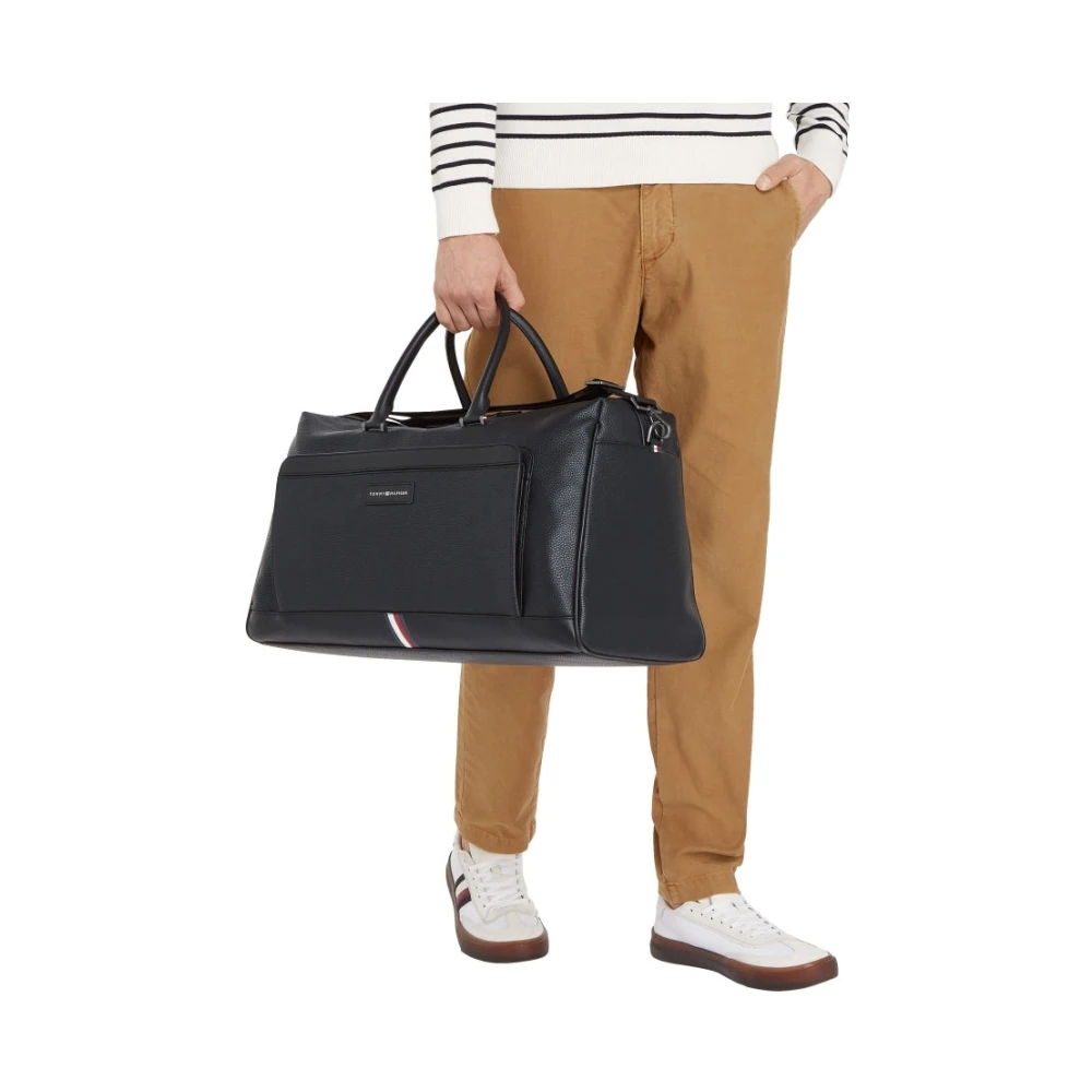 Tommy Hilfiger Zwarte Weekend Business Duffle Tas Black Heren