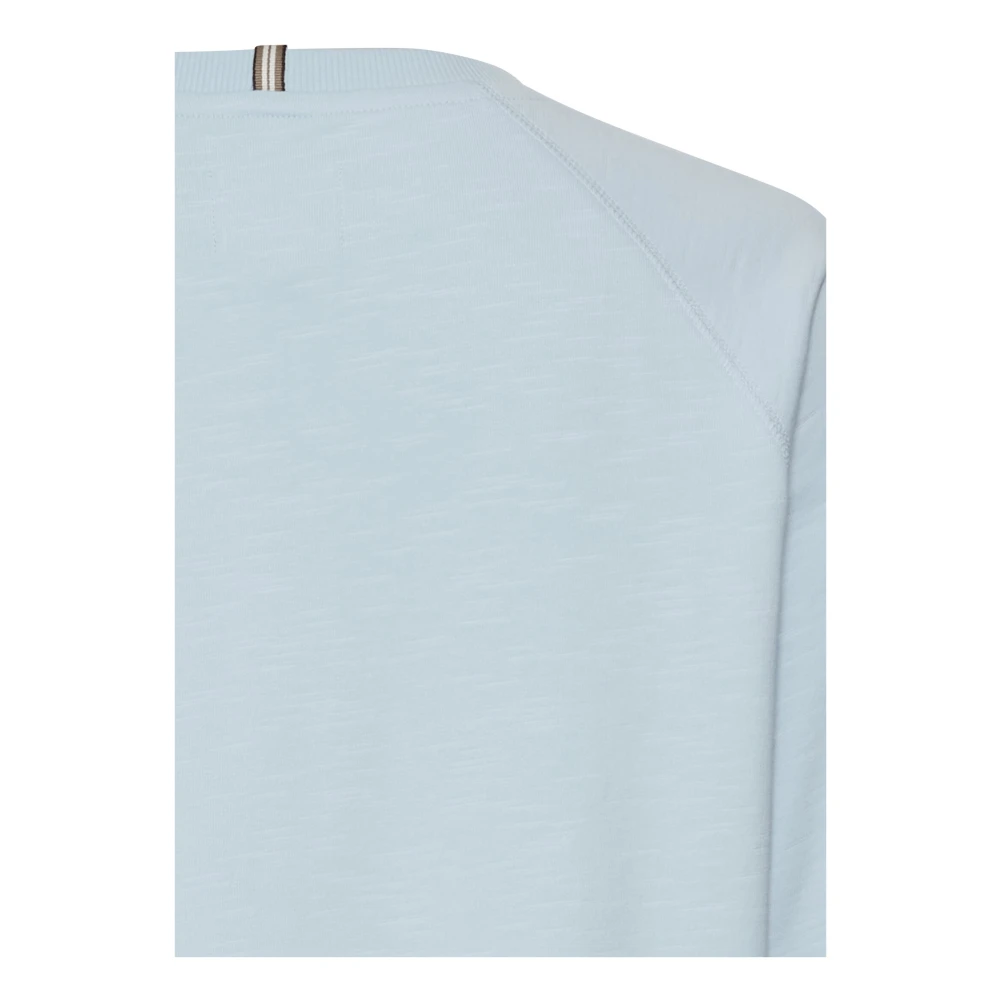 camel active Katoenen Shirt Lange Mouw Blue Heren
