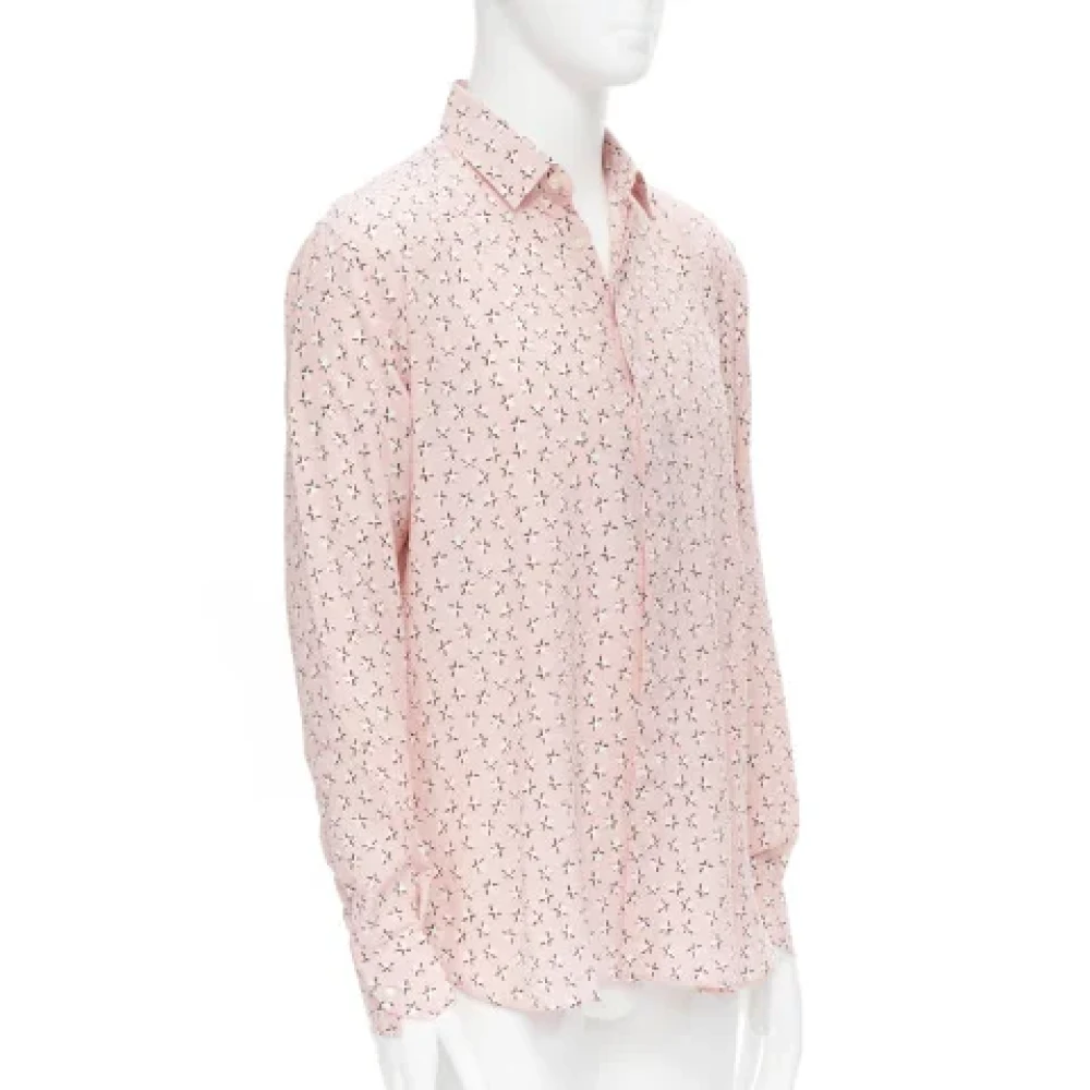 Saint Laurent Vintage Pre-owned Silk tops Pink Dames