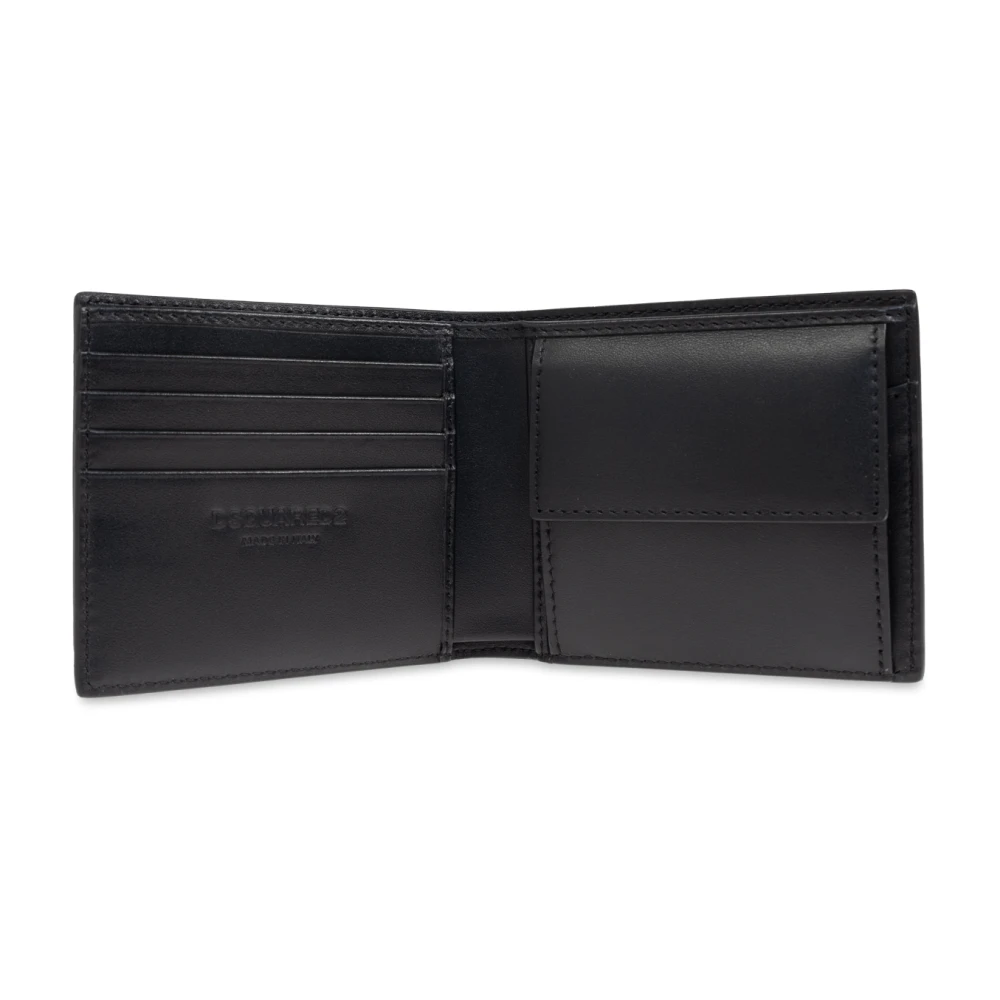 Dsquared2 Opvouwbare Portemonnee Black Heren