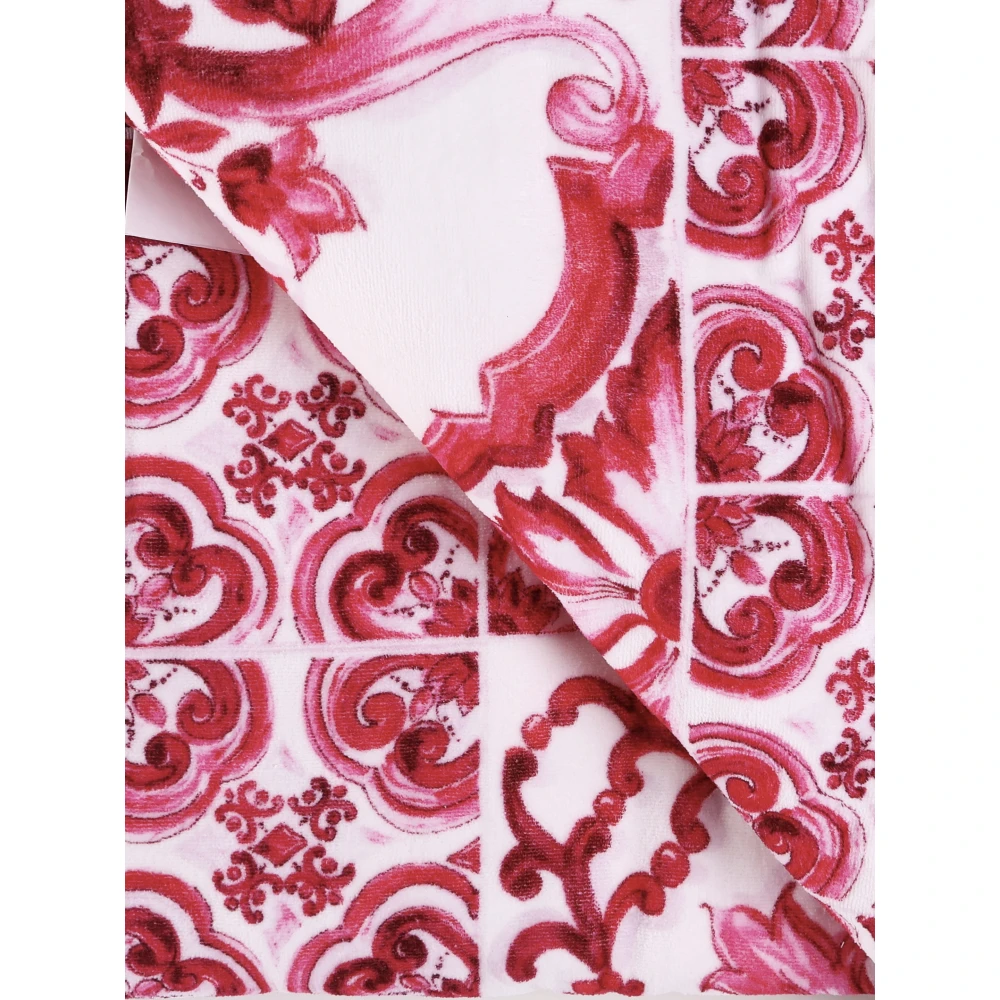 Dolce & Gabbana Zee Kleding in Fuchsia Katoen Pink Dames