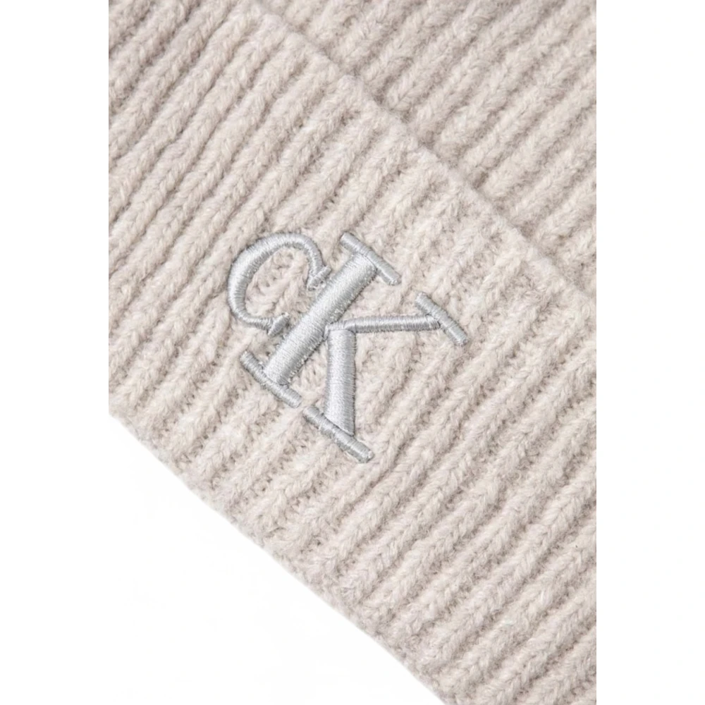 Calvin Klein Grijze Gebreide Blendpet Gray Dames