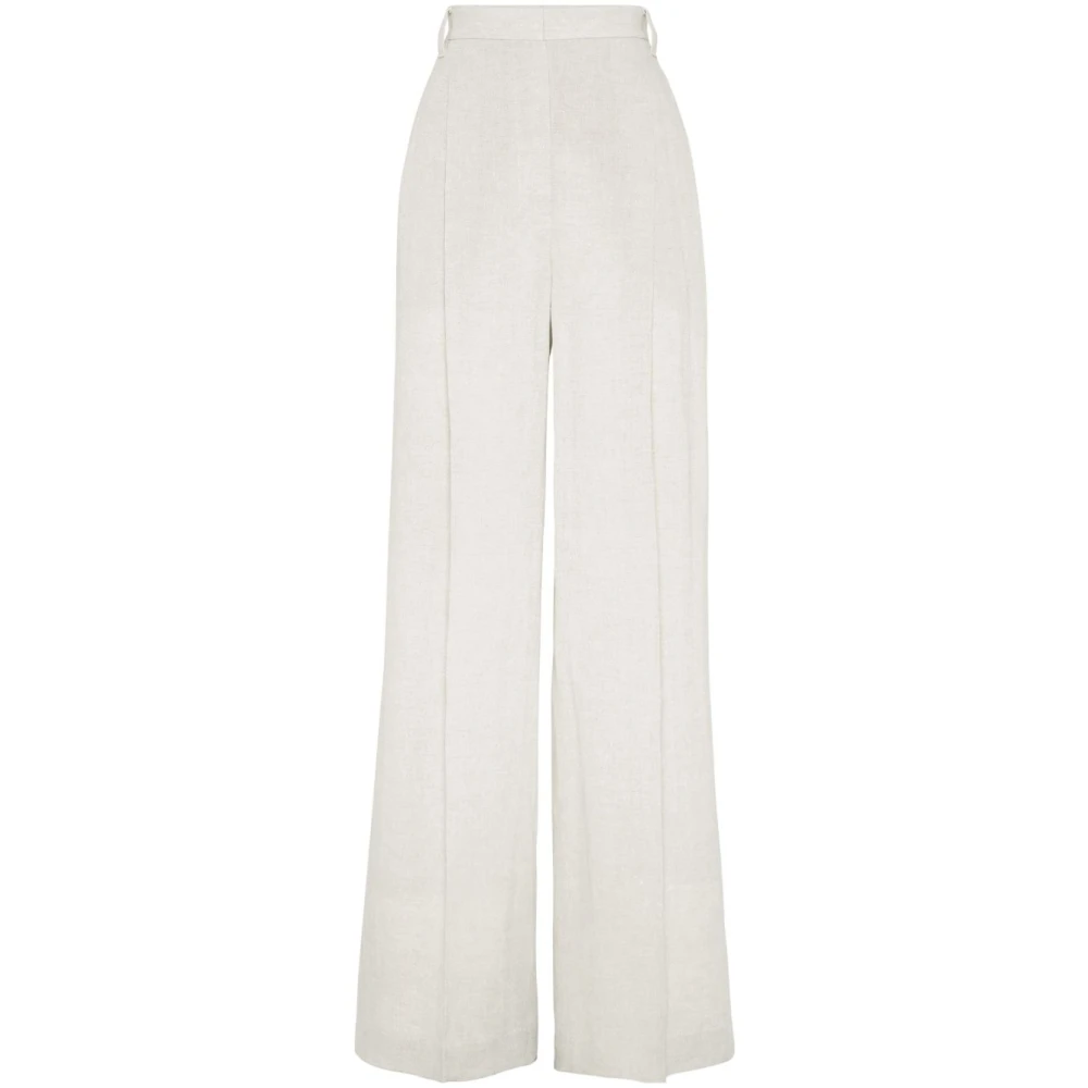 BRUNELLO CUCINELLI Beige Broek Elegante Stijl Beige Dames