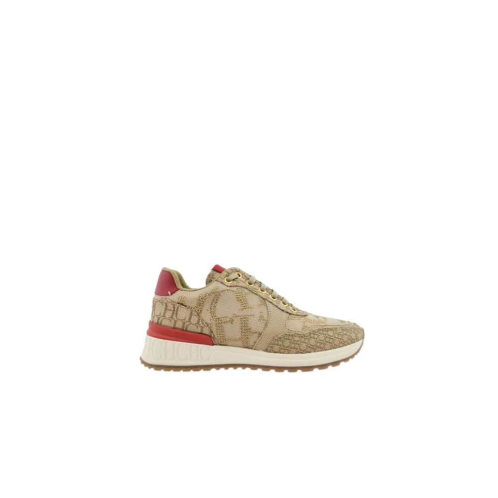 Carolina Herrera Kristal Runner Sneakers Dames Schoenen Beige