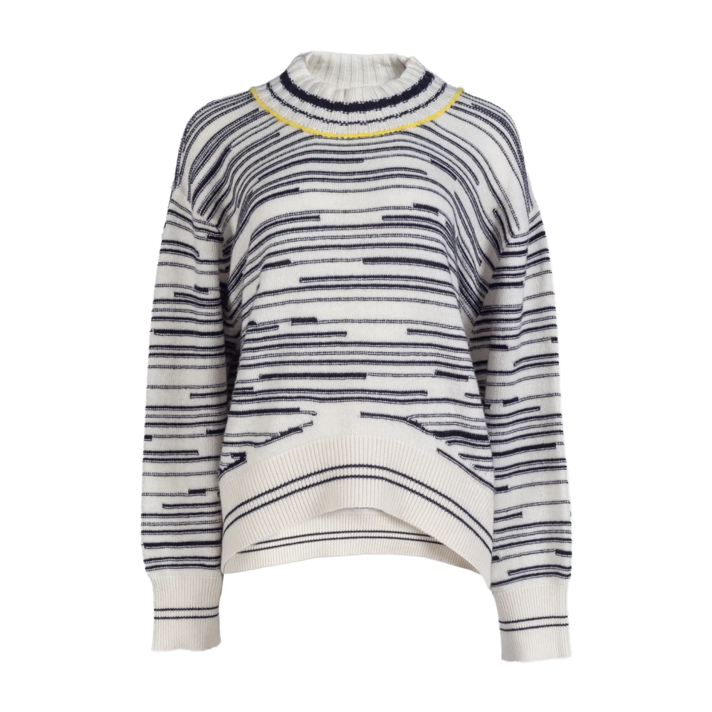 Phisique du Role Multicolor Jacquard Gebreide Trui Multicolor Dames