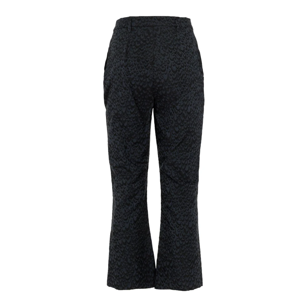 Manila Grace Elegante Damesbroek Blauw Nacht Blue Dames