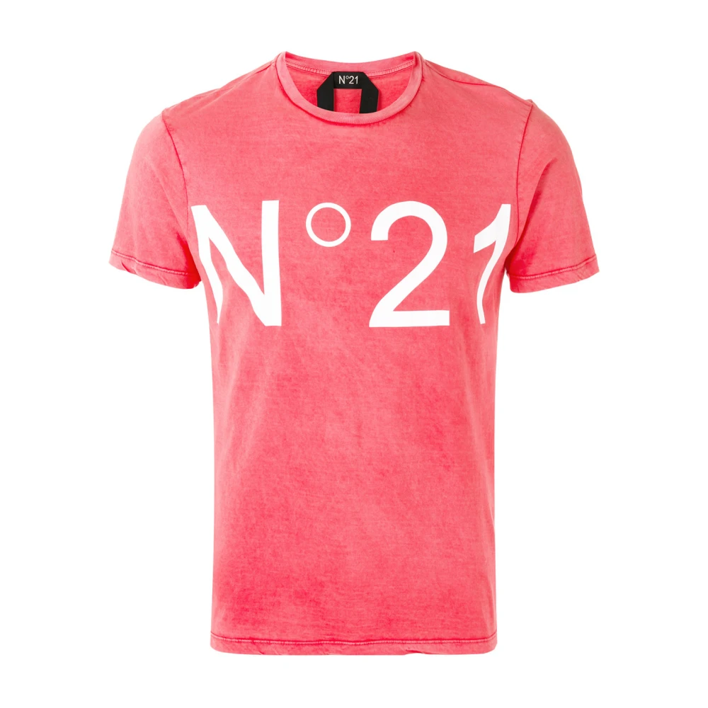 N21 Röd Basic T-shirt Red, Herr