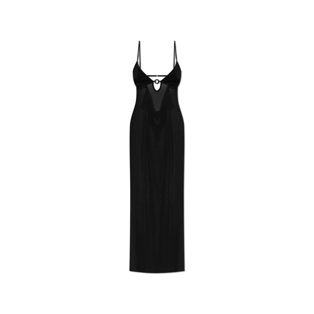 Bond-Eye Strandjurk Cindy Ring Maxi Black Dames