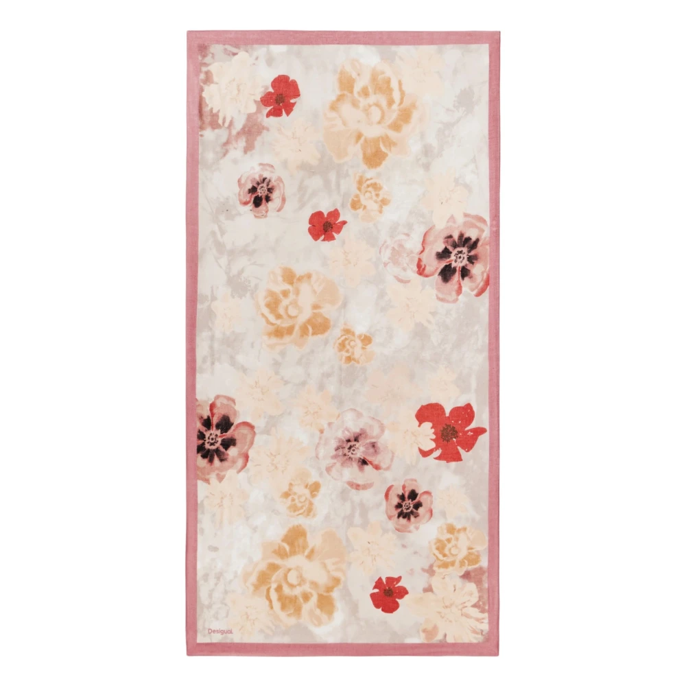 Desigual Bloemen Gradiënt Sjaal en Handschoenen Set Multicolor Dames