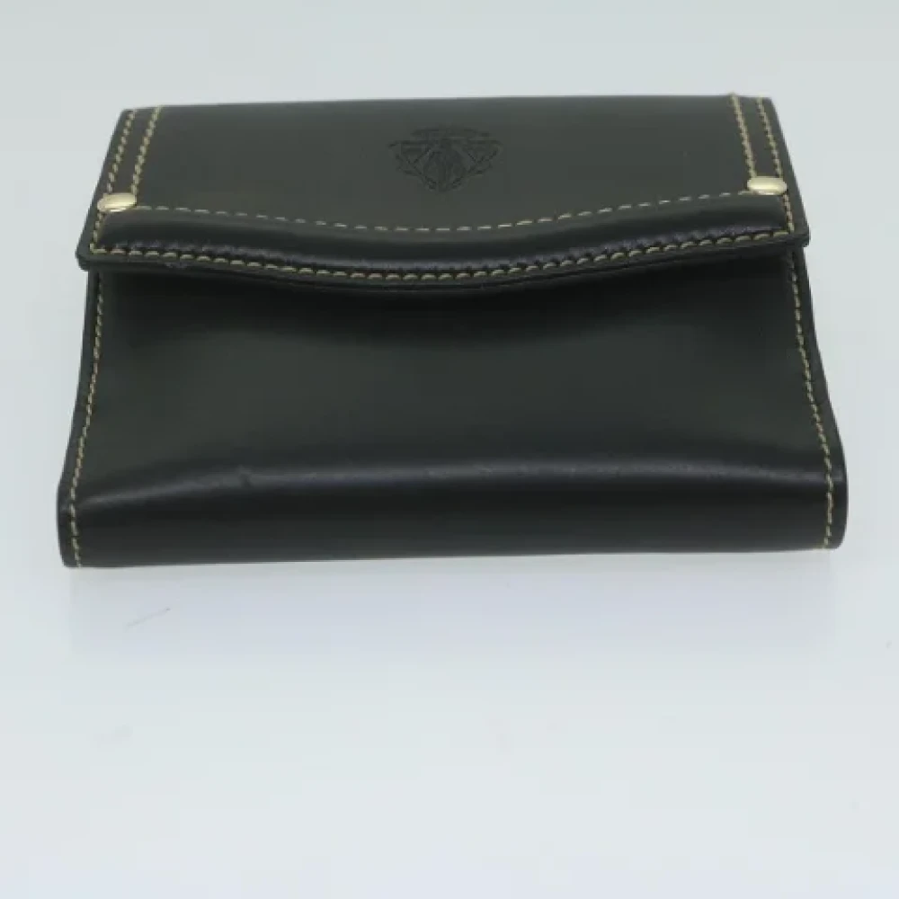 Gucci Vintage Pre-owned Leather wallets Black Dames