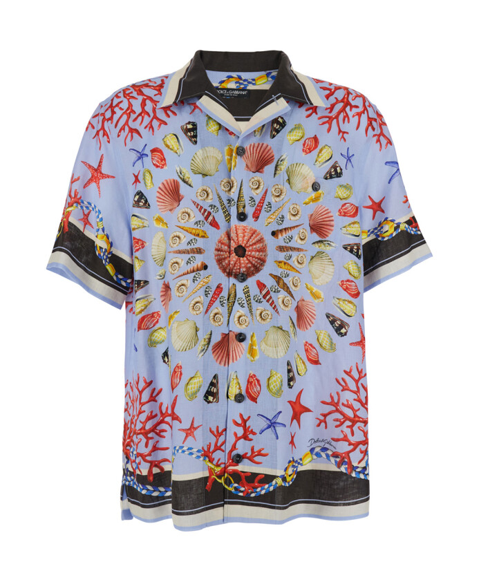 chemise-de-bowling-multicolore-col-cubain-lin