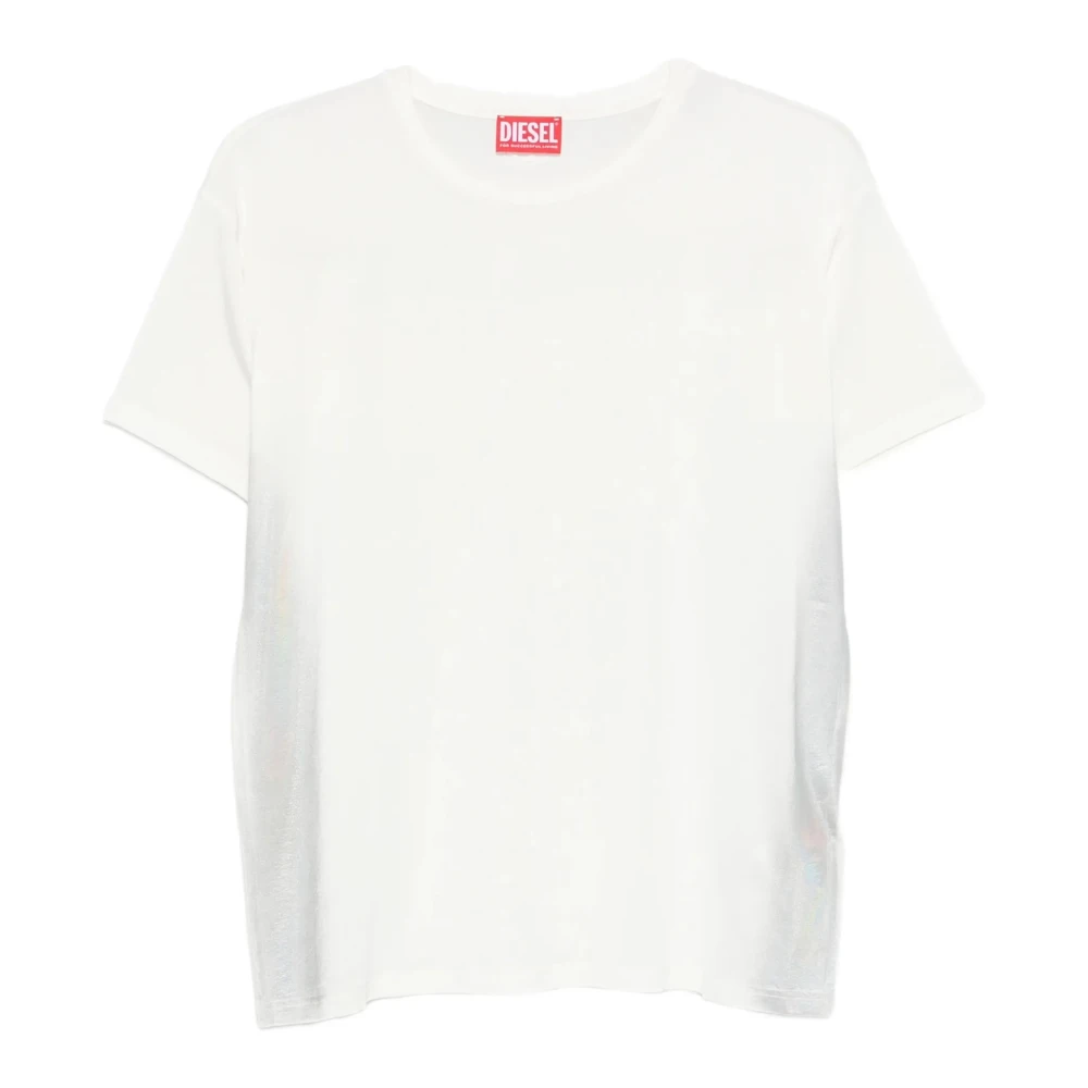 Diesel Women's White T-Shirts, Xs, T-Normy-S2 Maglietta