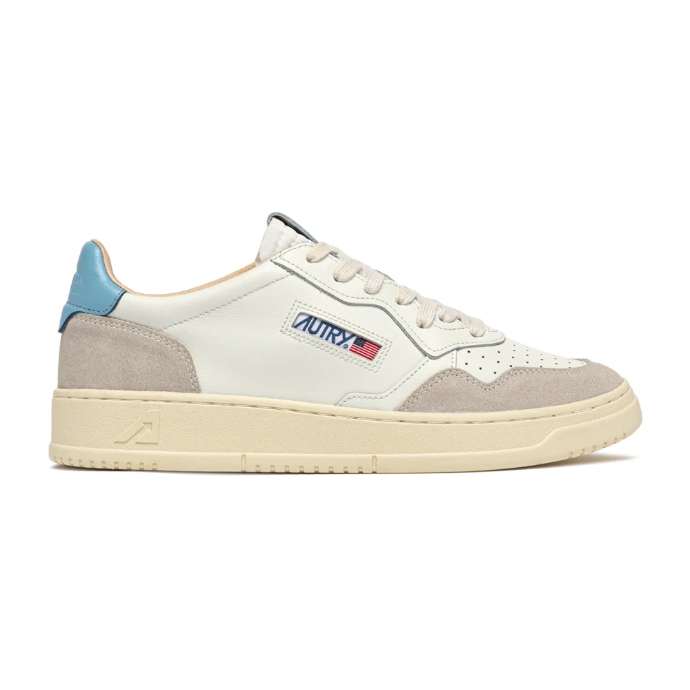Autry Medalist Low Suede Heren Schoenen Wit