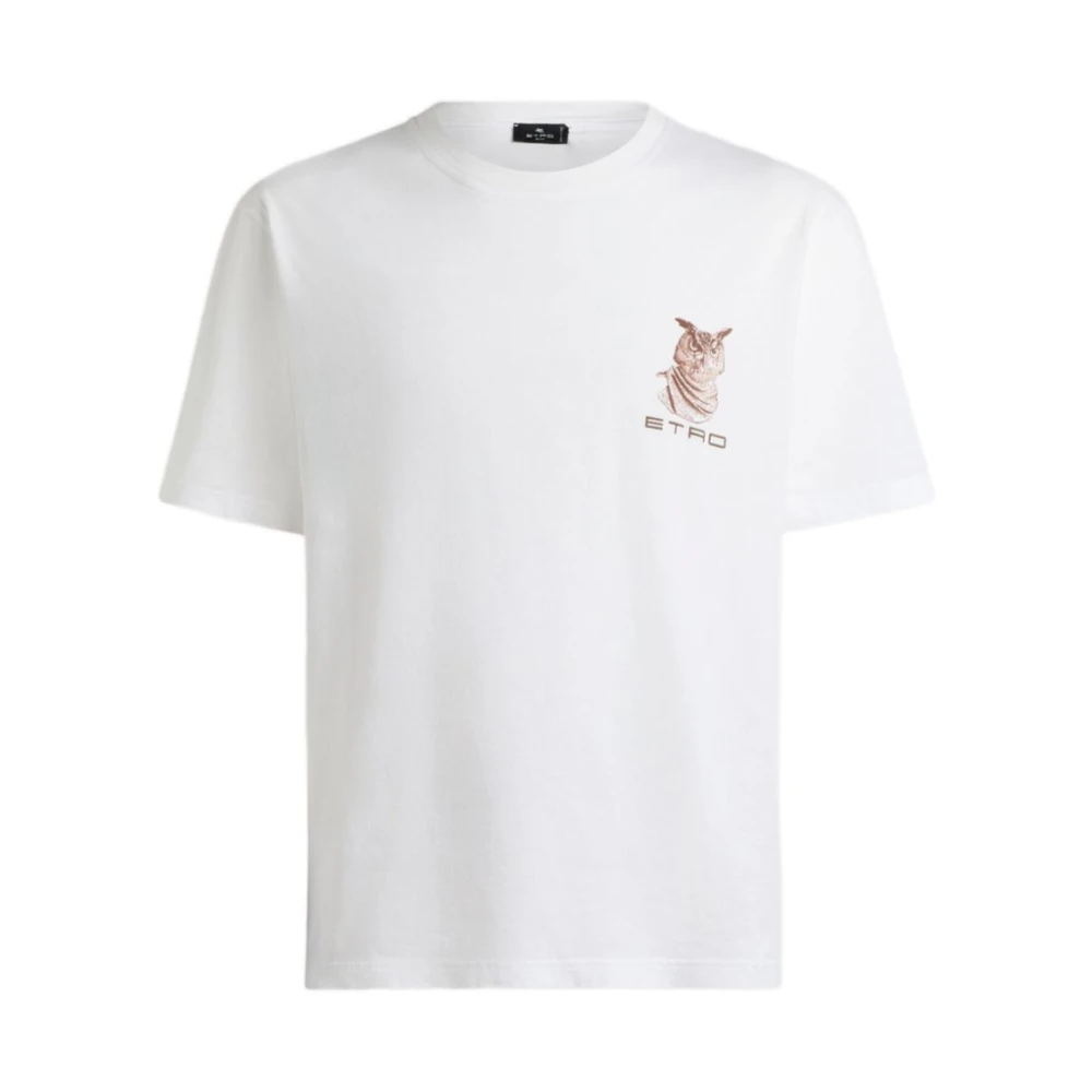 Etro T-Shirts, Male, M, T-Shirts And Polos White