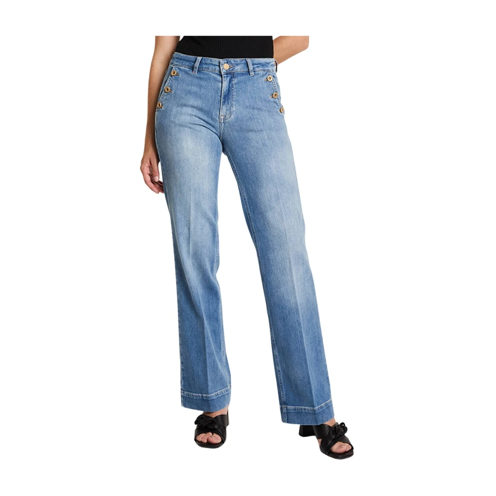 Parami Eve Daily Denims Jeans Blue Dames