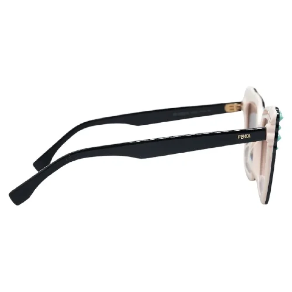Fendi Vintage Pre-owned Plastic sunglasses Black Dames
