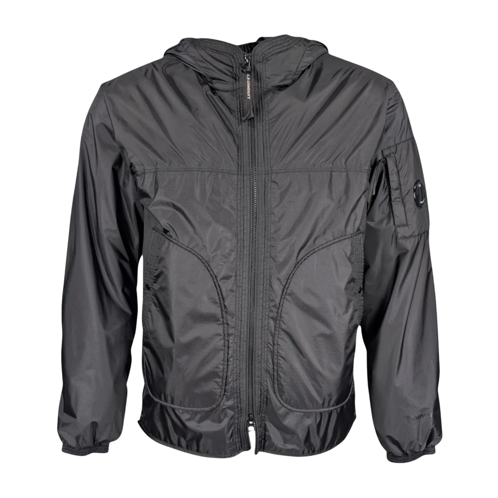 C.p. Company Men's Black Outerwear Medium Jacket